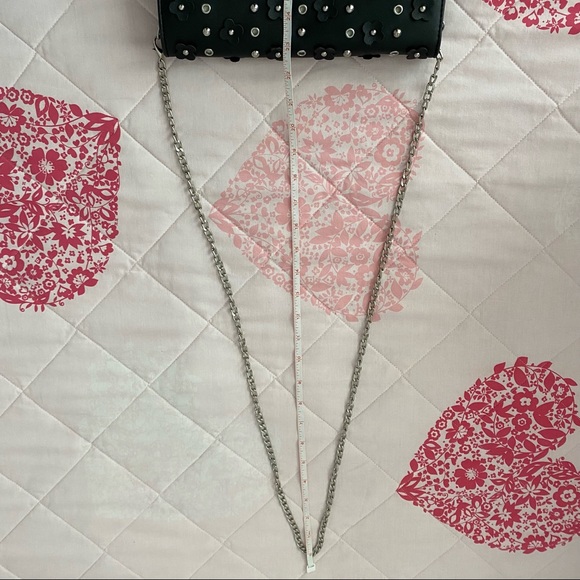 Catherine Malandrino Black Floral Appliqué Crossbody & Clutch - Picture 9 of 12